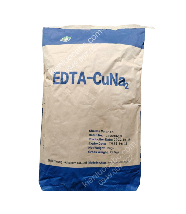 EDTA-CuNa2: Đồng hữu cơ, đồng chelate